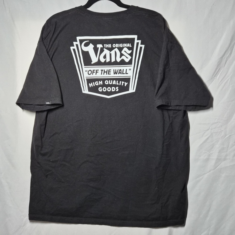 Vans Mens Black  XL Tshirt